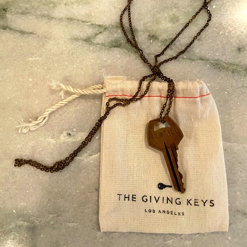 Giving Key “Be Still” Necklace